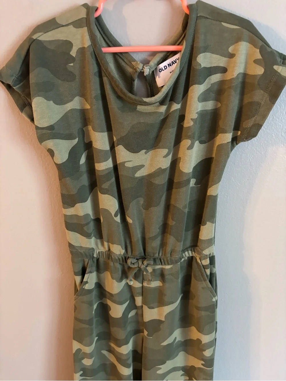 Old Navy Kids' Green Camo Pull-On Jumpsuit